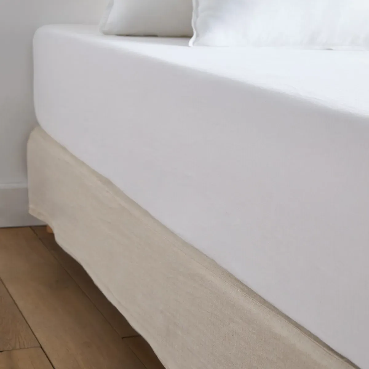 Abella Short Plain Valance - Natural, Washed Linen product