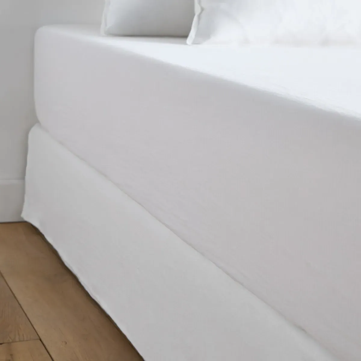 Abella Valance Sheet - White, Washed Linen product