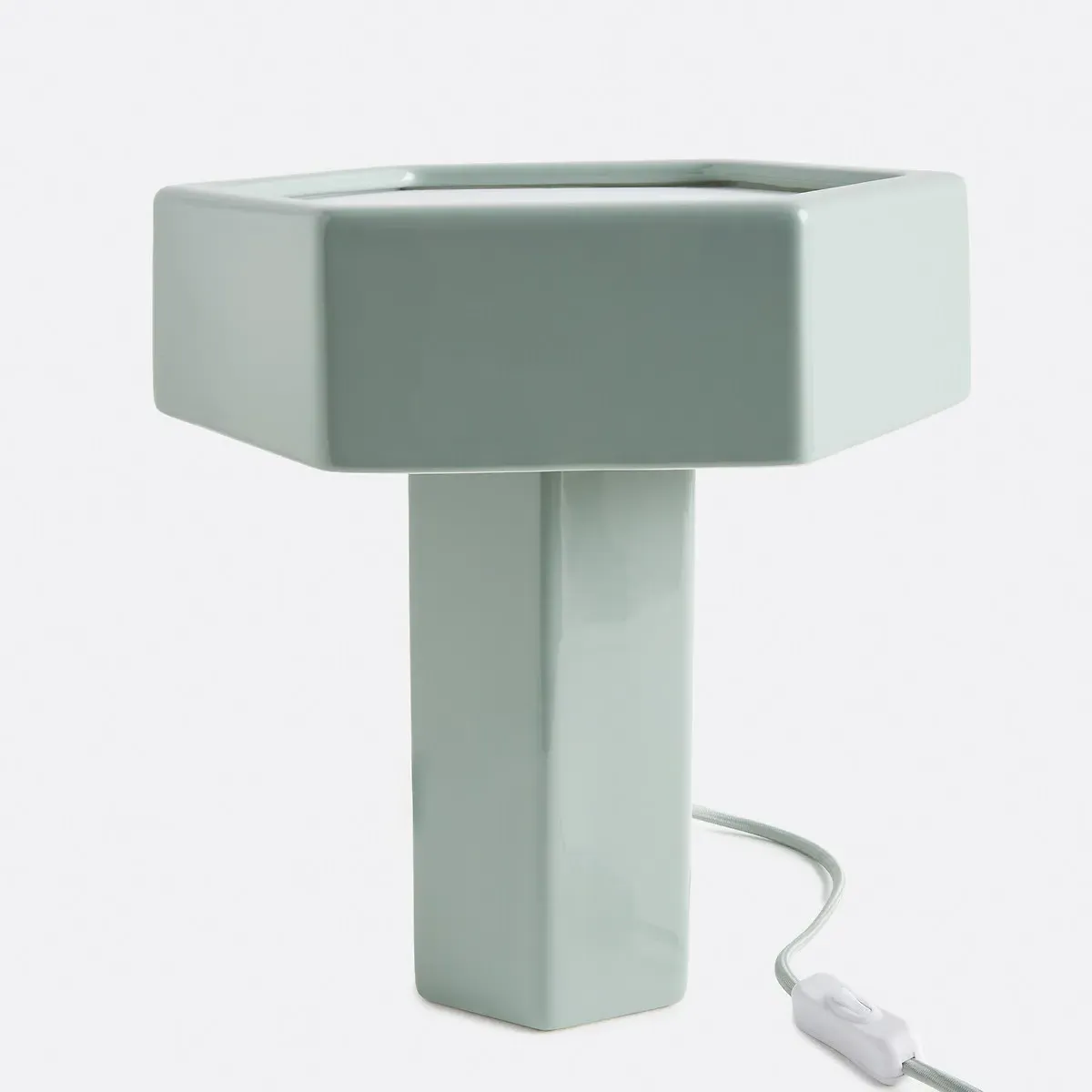 Acia Table Lamp - Grey-Green, Ceramic product