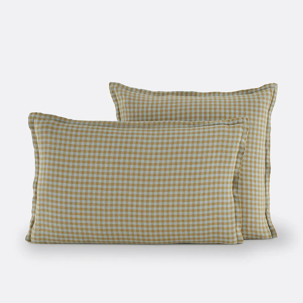 Acélie Rectangular Pillowcase - Olive Green, Washed Linen product