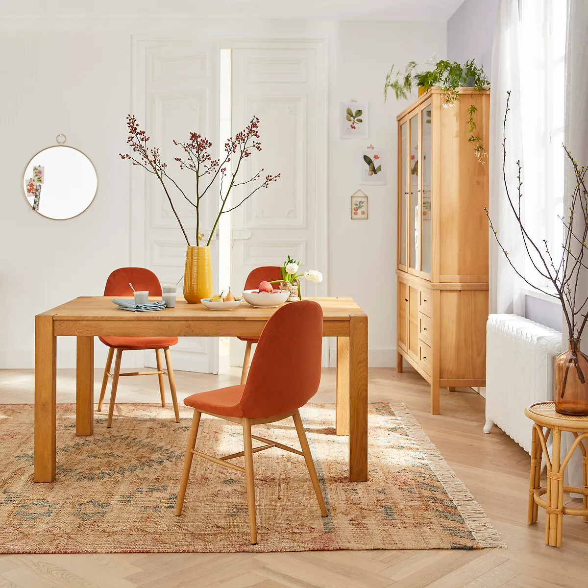 Adelita Extendable Dining Table - Oak alternate view