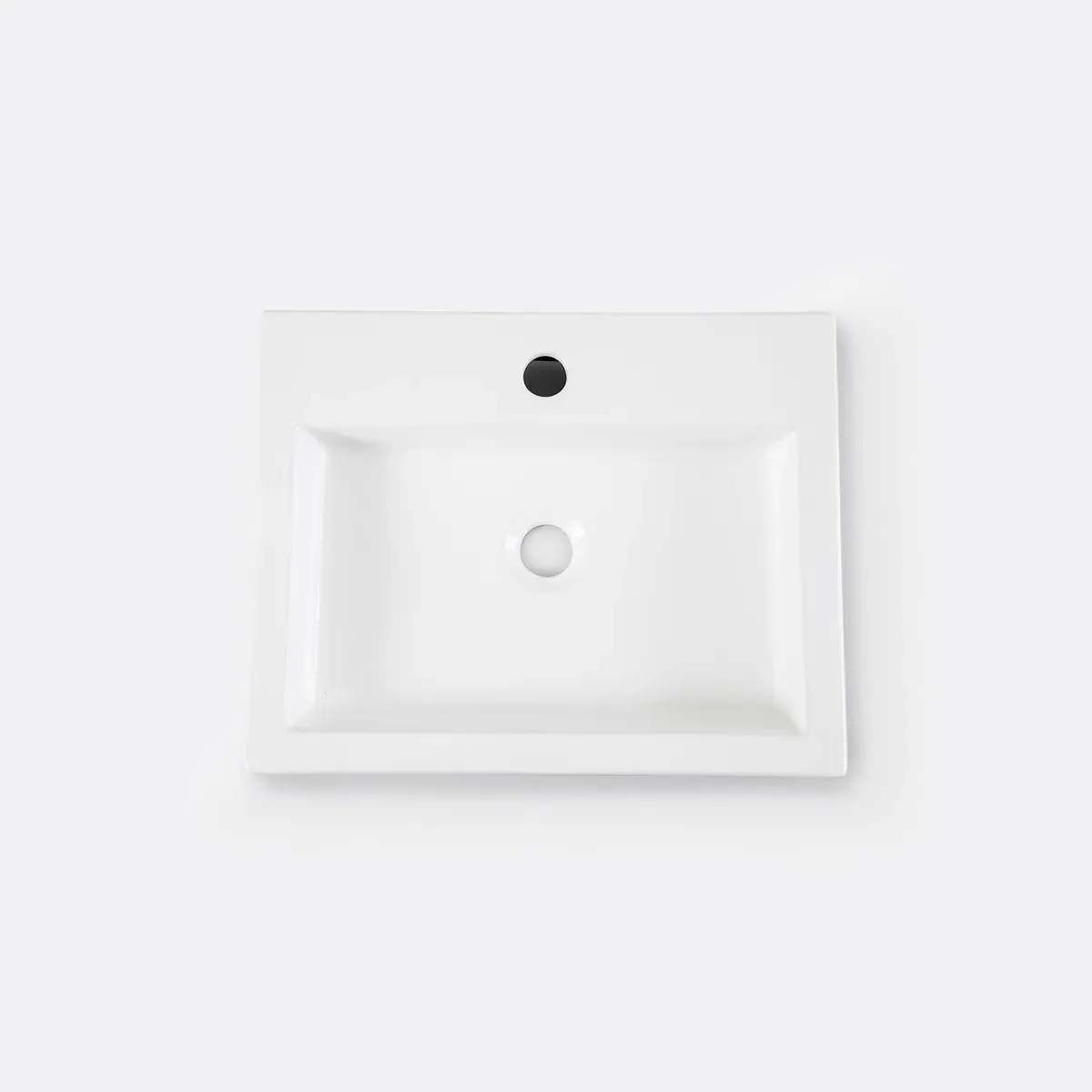 Adles Rectangular Ceramic Sink - White alternate view