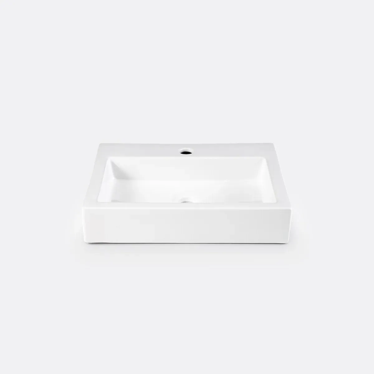 Adles Rectangular Ceramic Sink - White product