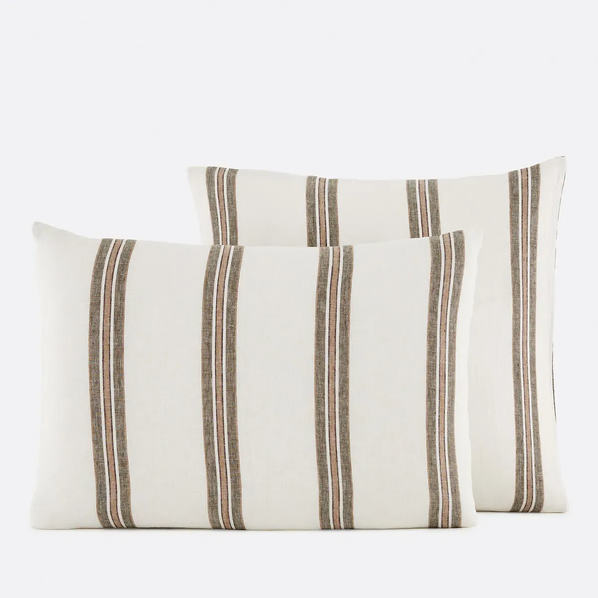 Aelle Pillowcase - Striped, Washed Linen product