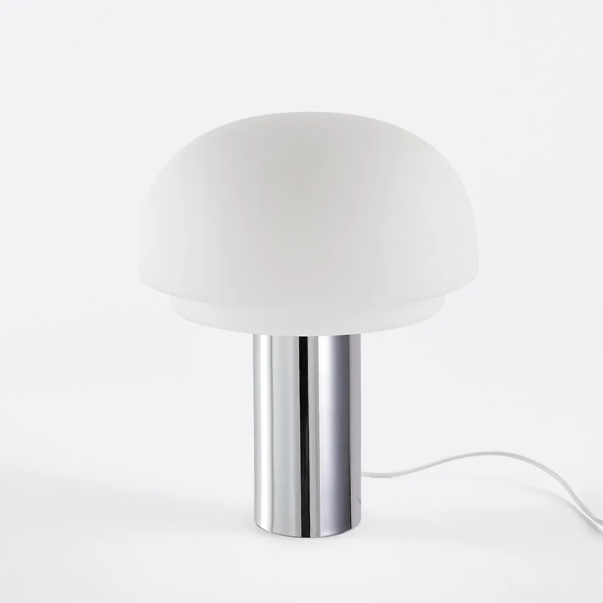 Agathilda Table Lamp - Chrome, Opaline Glass product