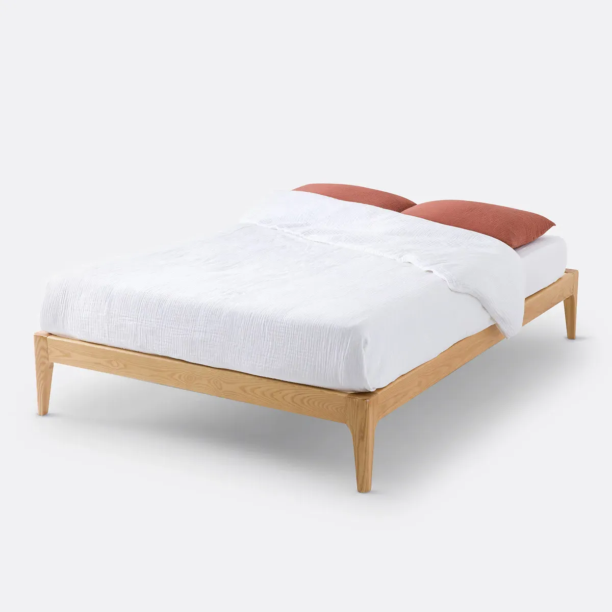 Agura Double Bed Frame - Natural, Solid Ash product