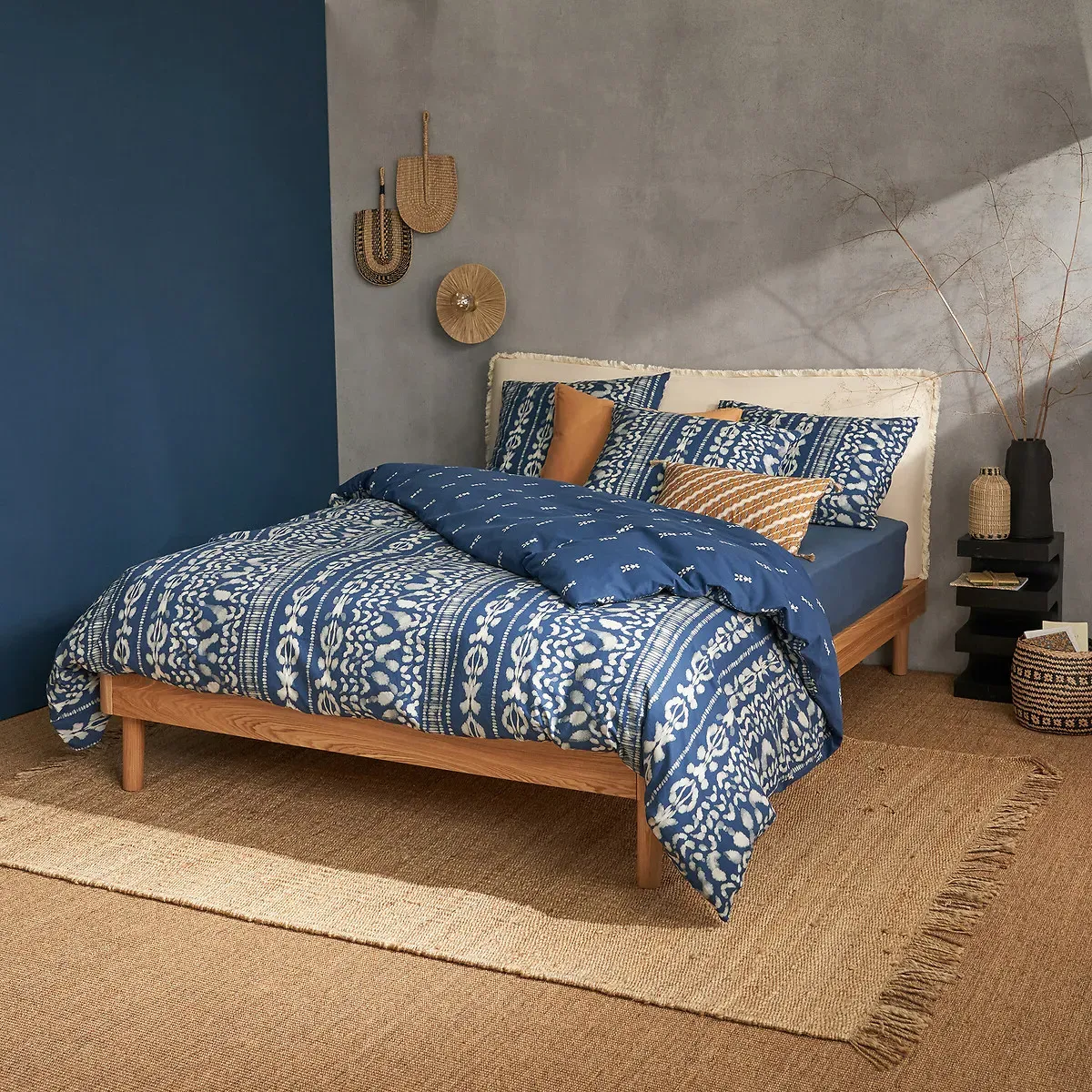 Ajan Fringed Jute Rug - Natural Beige alternate view
