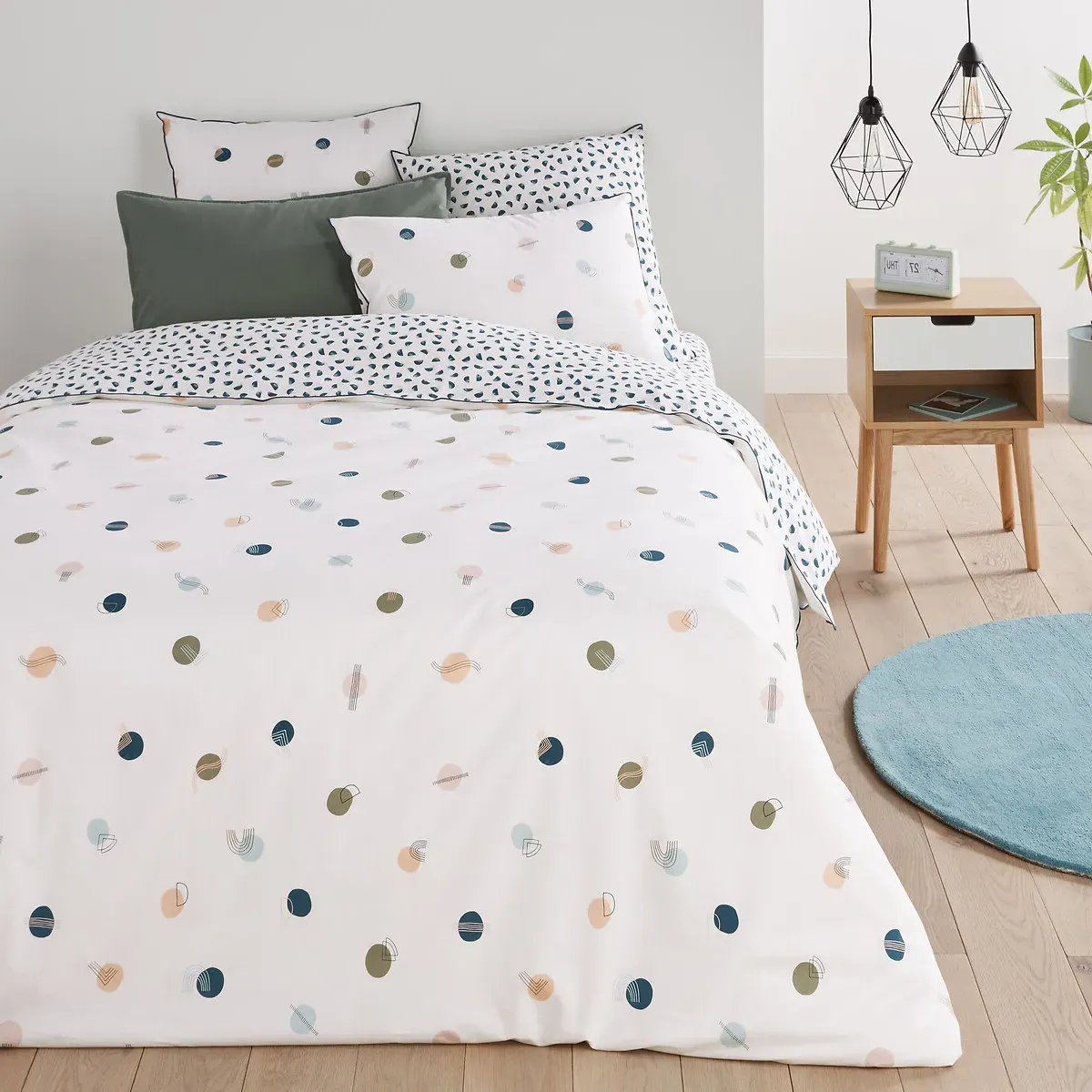 Alamo Geometric Print Duvet Cover - Cotton product