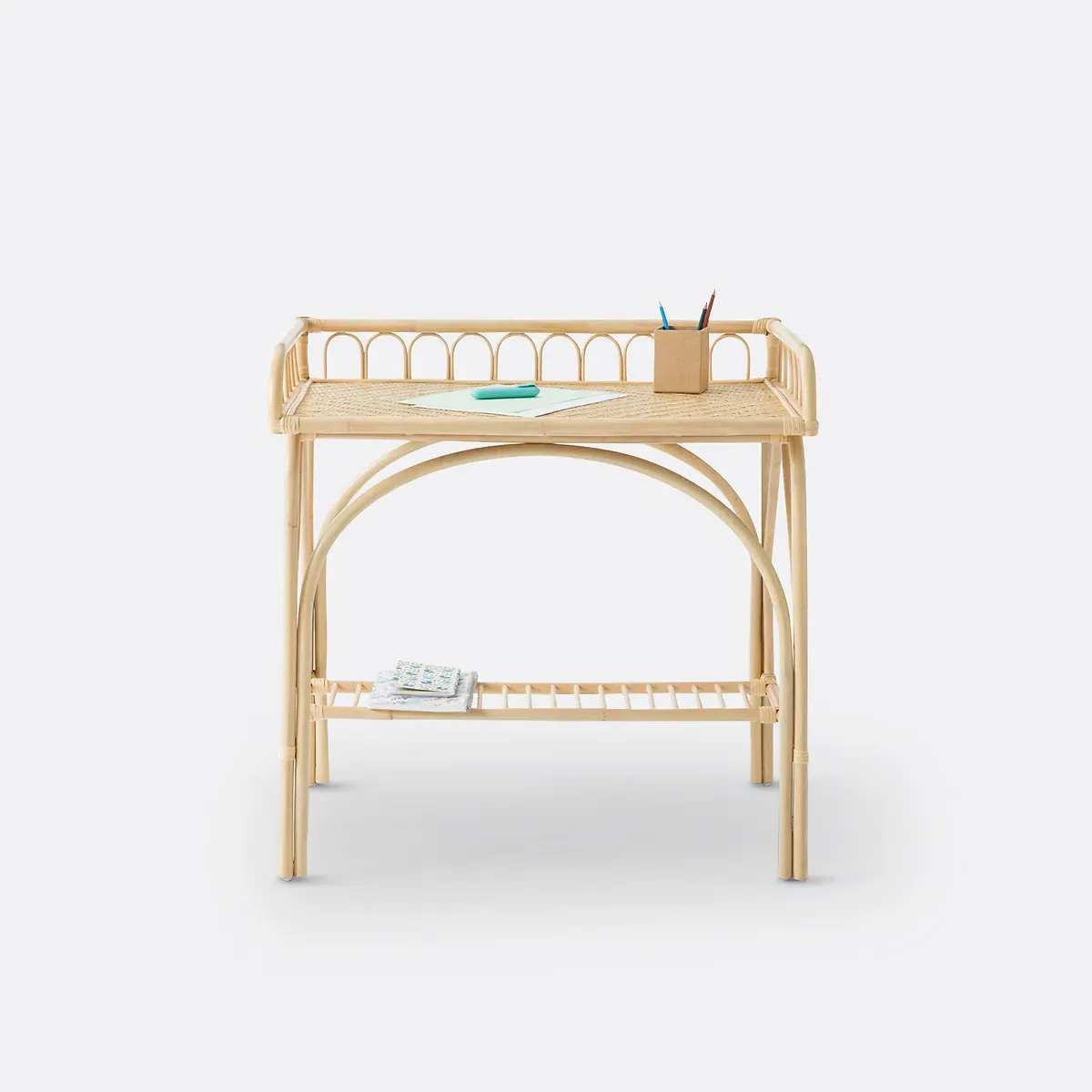 Albin Rattan Desk - Natural Rattan alternate view