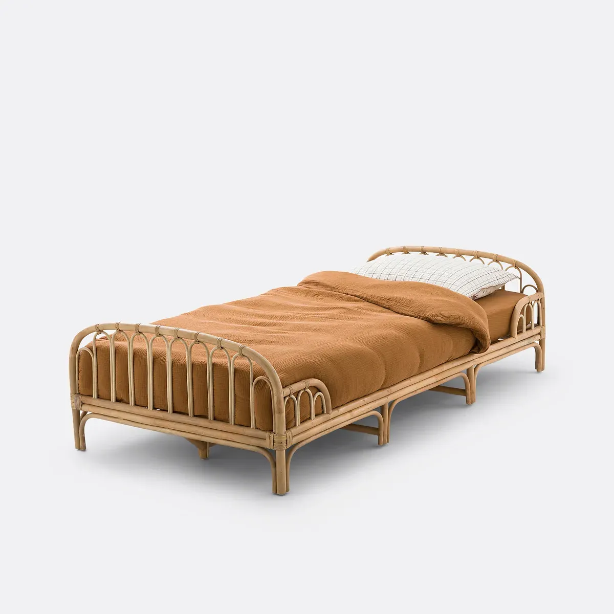 Albin Single Bed - Natural Rattan product