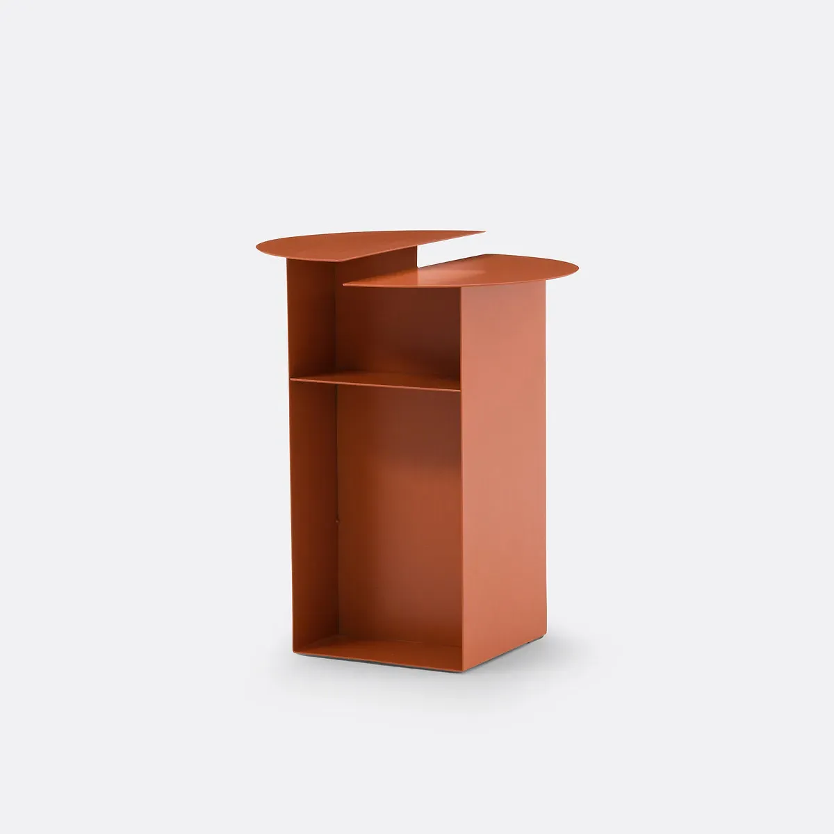 Alessio Bedside Table - Terracotta, Steel product