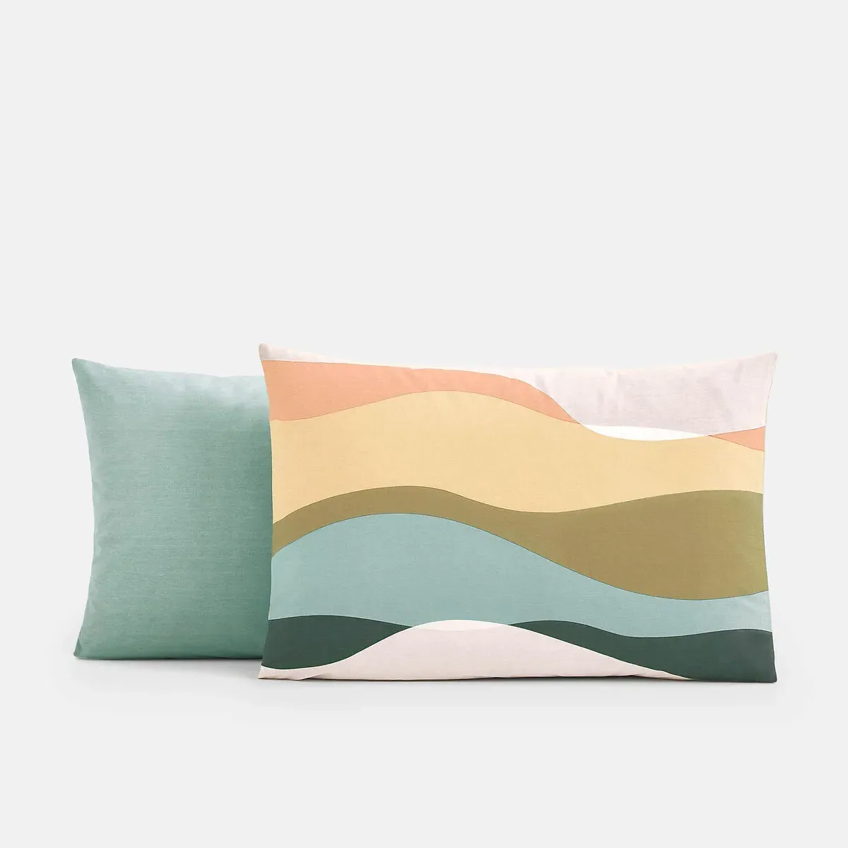 Alma Patterned Pillowcase - Multi-Coloured, Cotton alternate view