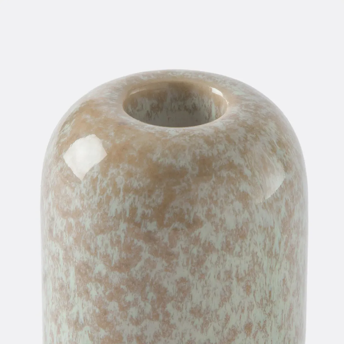 Alta Set of 2 Candle Holders - Beige, Ceramic alternate view