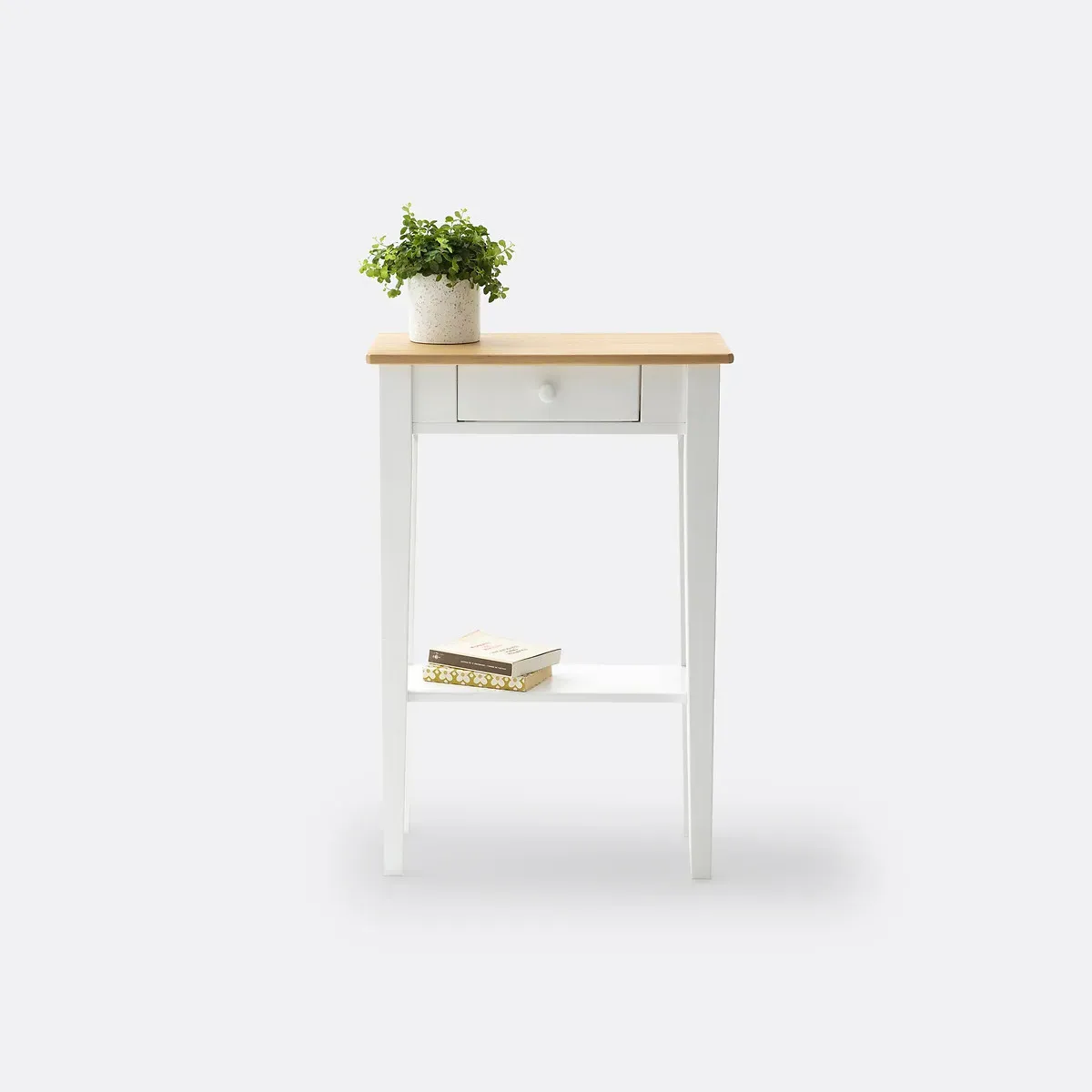 Alvina 1-Drawer Console Table - Solid Pine alternate view