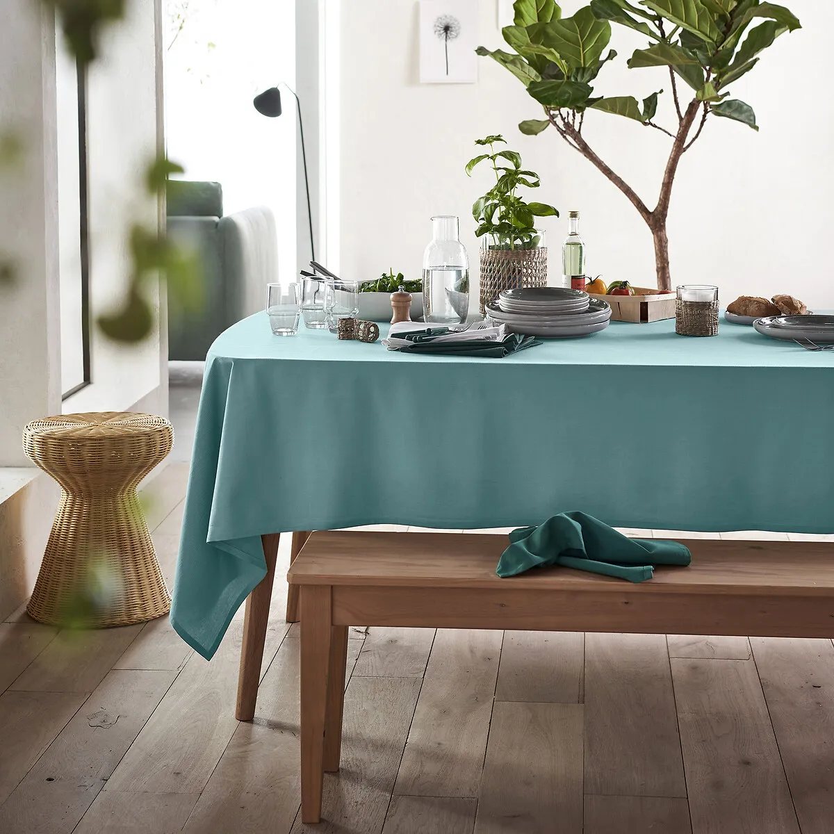 Alvina 3-Seater Bench - Natural, Solid Pine alternate view