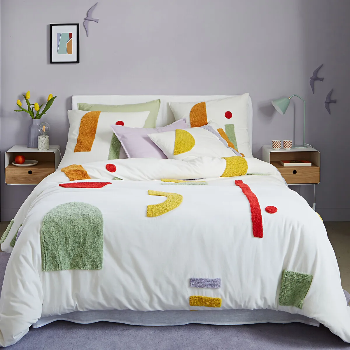 Alvros Duvet Cover - Ecru, Cotton product