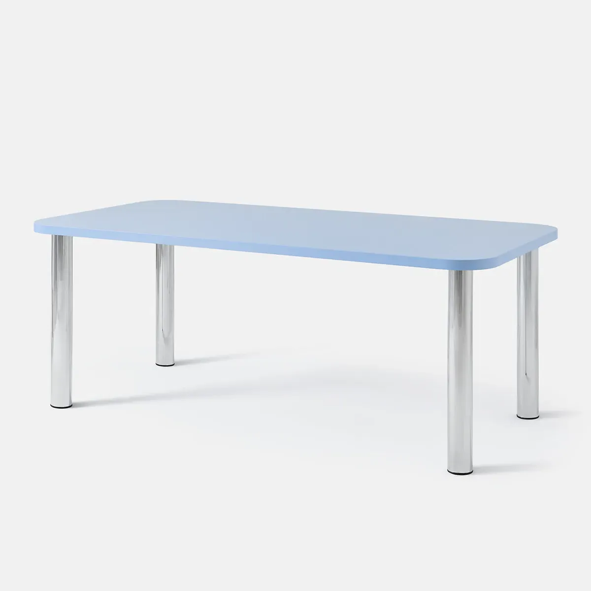 Alzar 6-8 Seater Dining Table Top - Sky Blue, MDF alternate view