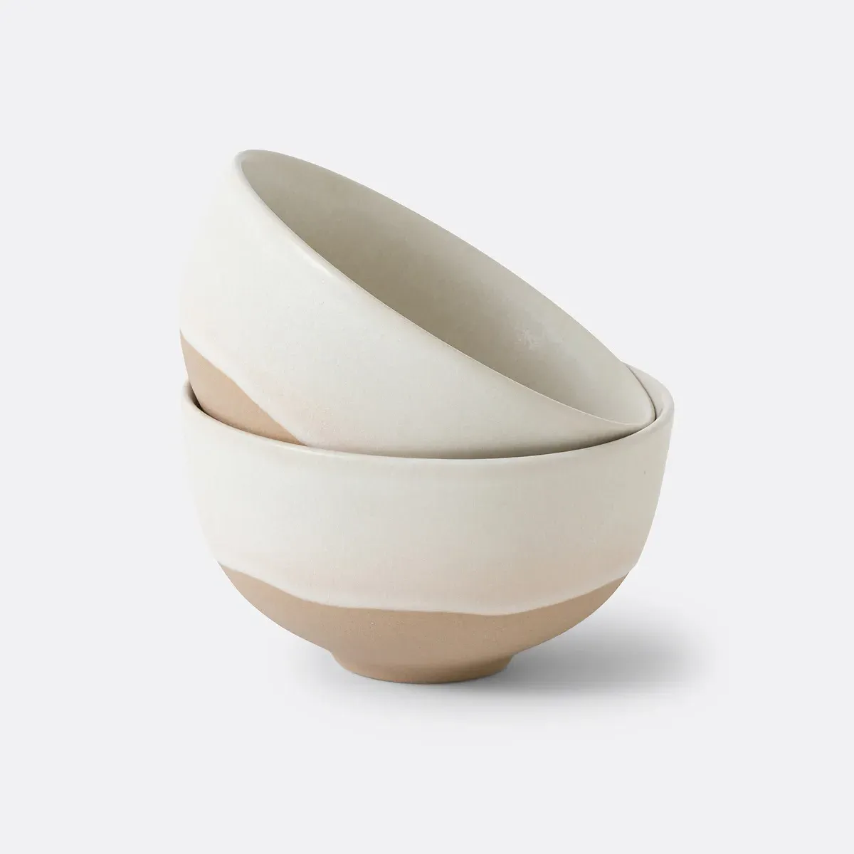 Amar Set of 2 Stoneware Bowls - Ecru product