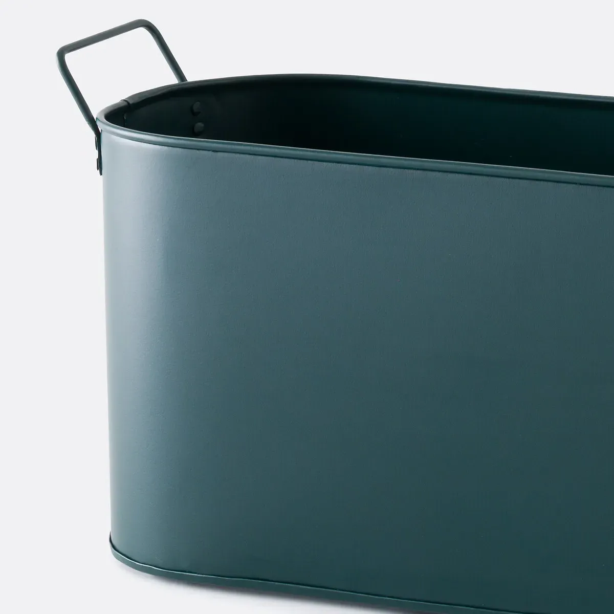 Anaïa Metal Planter - Dark Blue Green alternate view