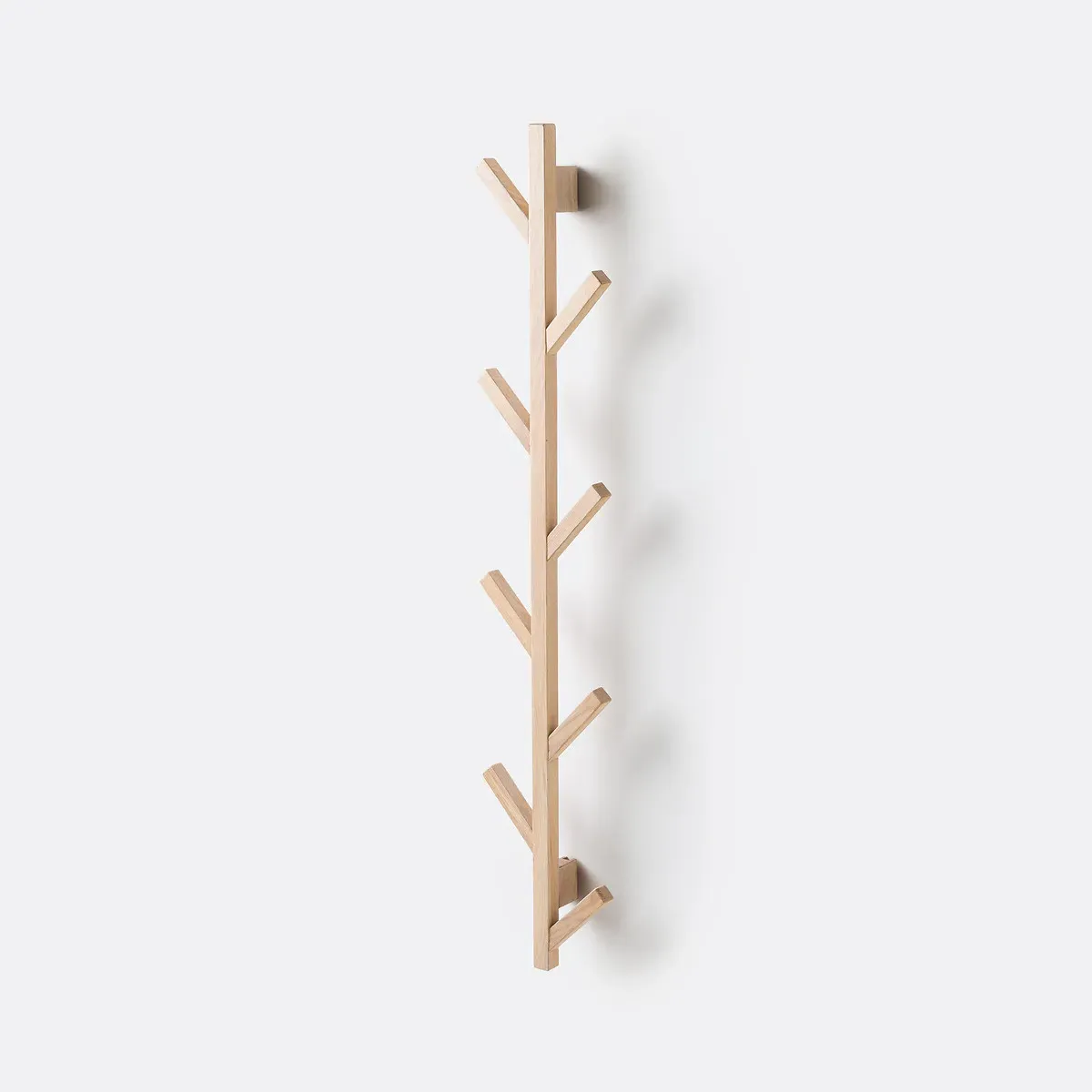 Anela 8-Hook Wall-Mounted Coat Rack - Oak product