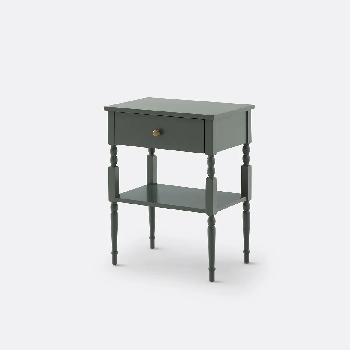 Angy 1-Drawer Bedside Table - Dark Khaki, MDF product