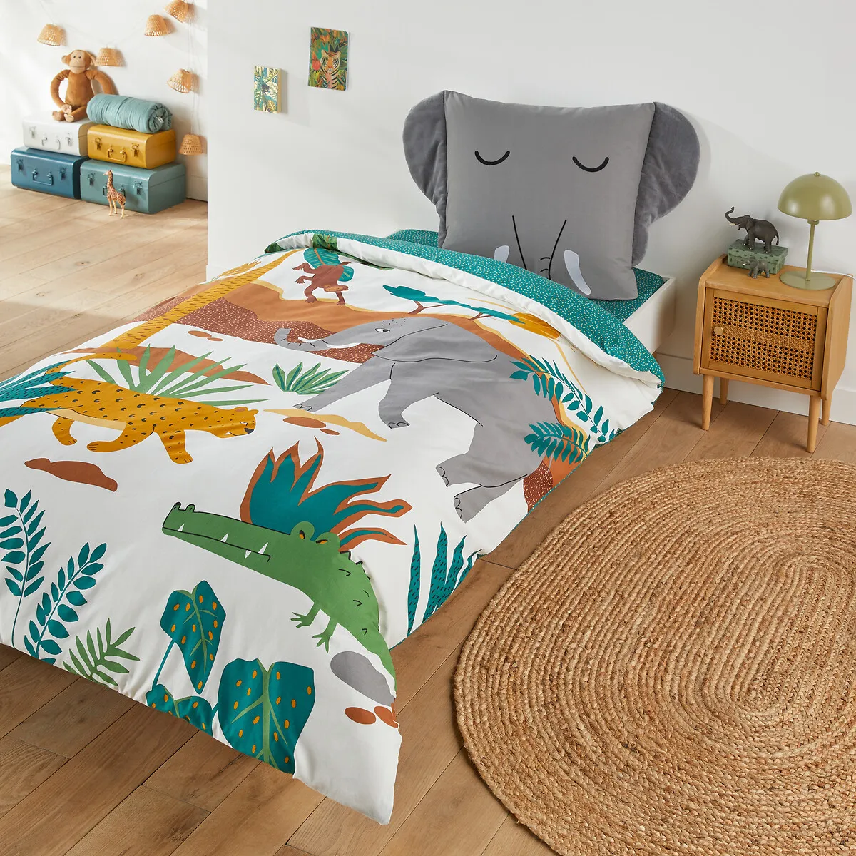 Annibal Fitted Sheet - Printed, Cotton alternate view
