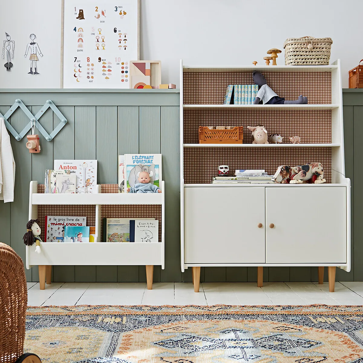 Anou Toy Box with Open Shelves - Caramel alternate view