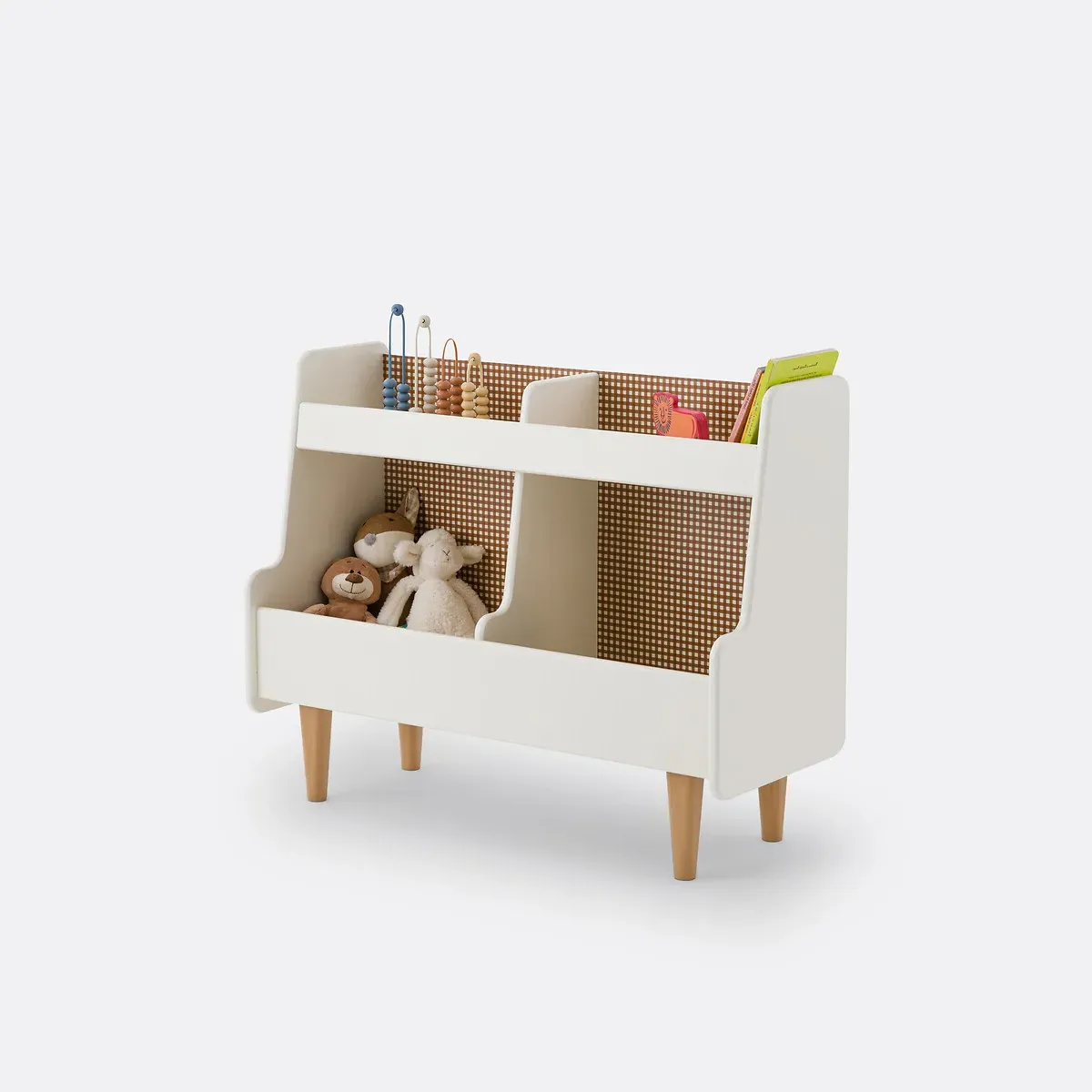 Anou Toy Box with Open Shelves - Caramel product