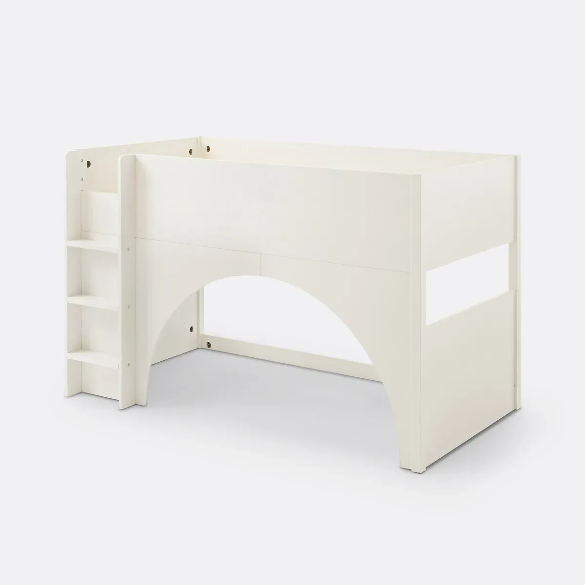 Arch Mid-Height Platform Bed - Off-White, MDF product