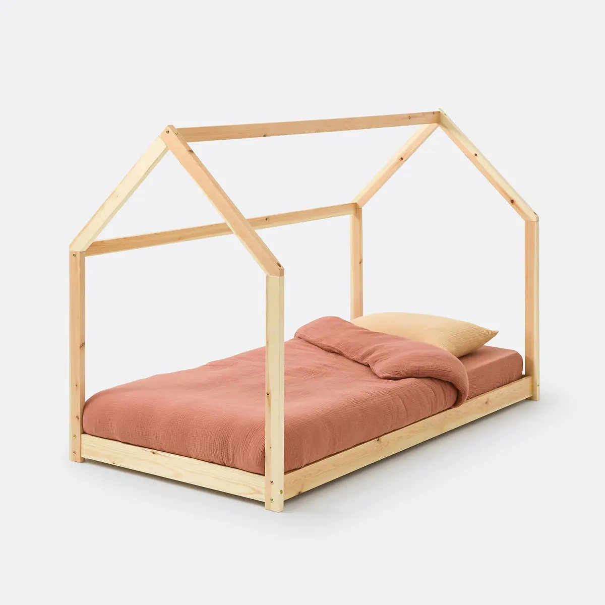 Archi Cabin Bed with Slatted Base - Natural, Solid Pine product
