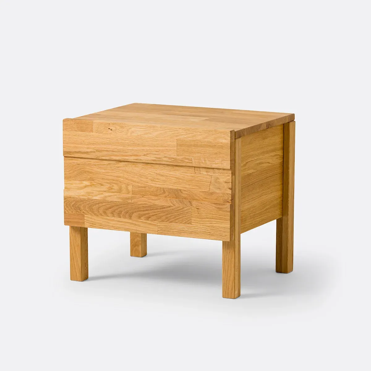 Ariles Bedside Table - Light Natural Wood, Solid Oak product