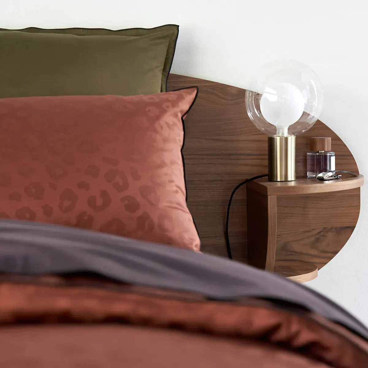 Arvin Table Lamp - Brass, Glass alternate view