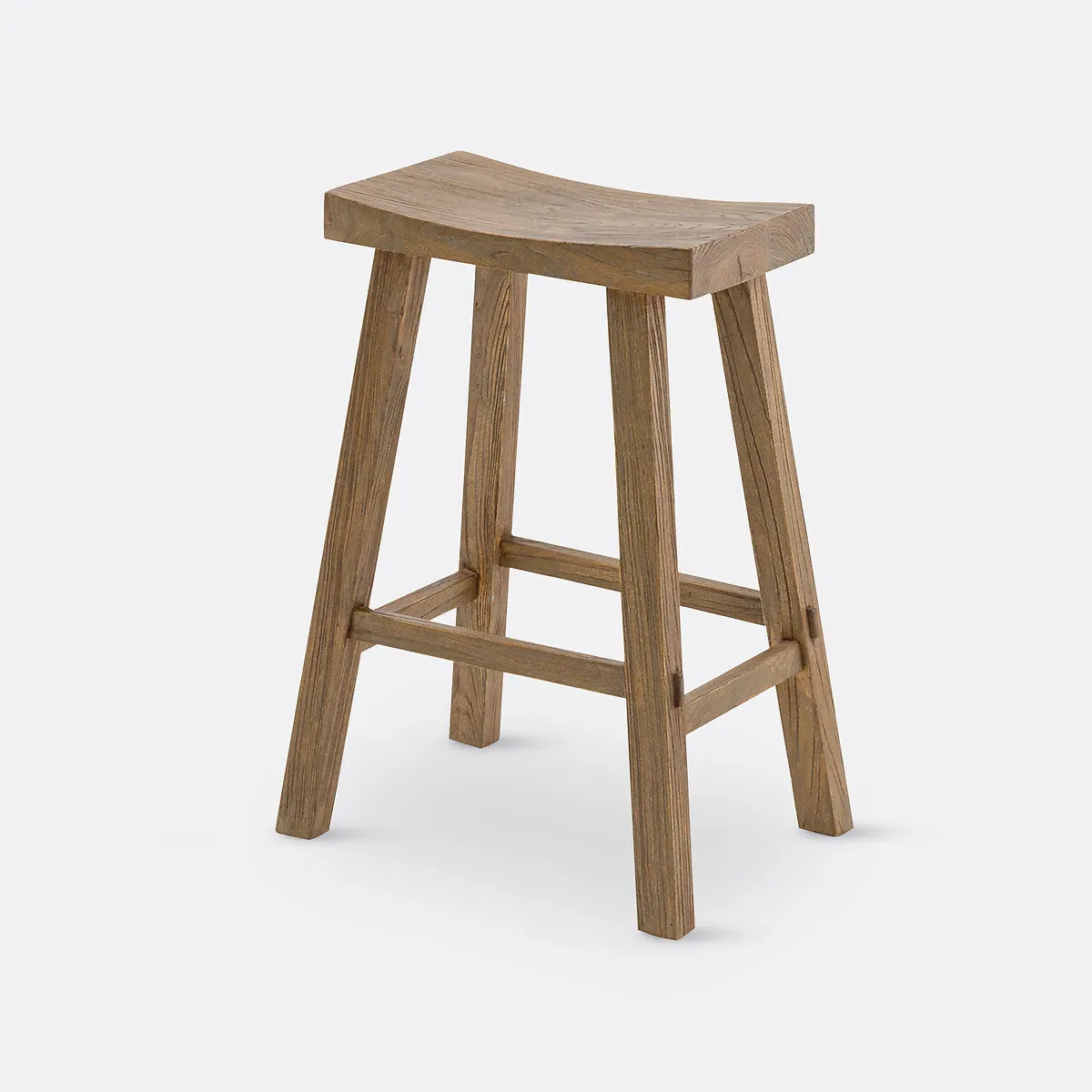 Asayo Bar Stool - Natural, Solid Elm product