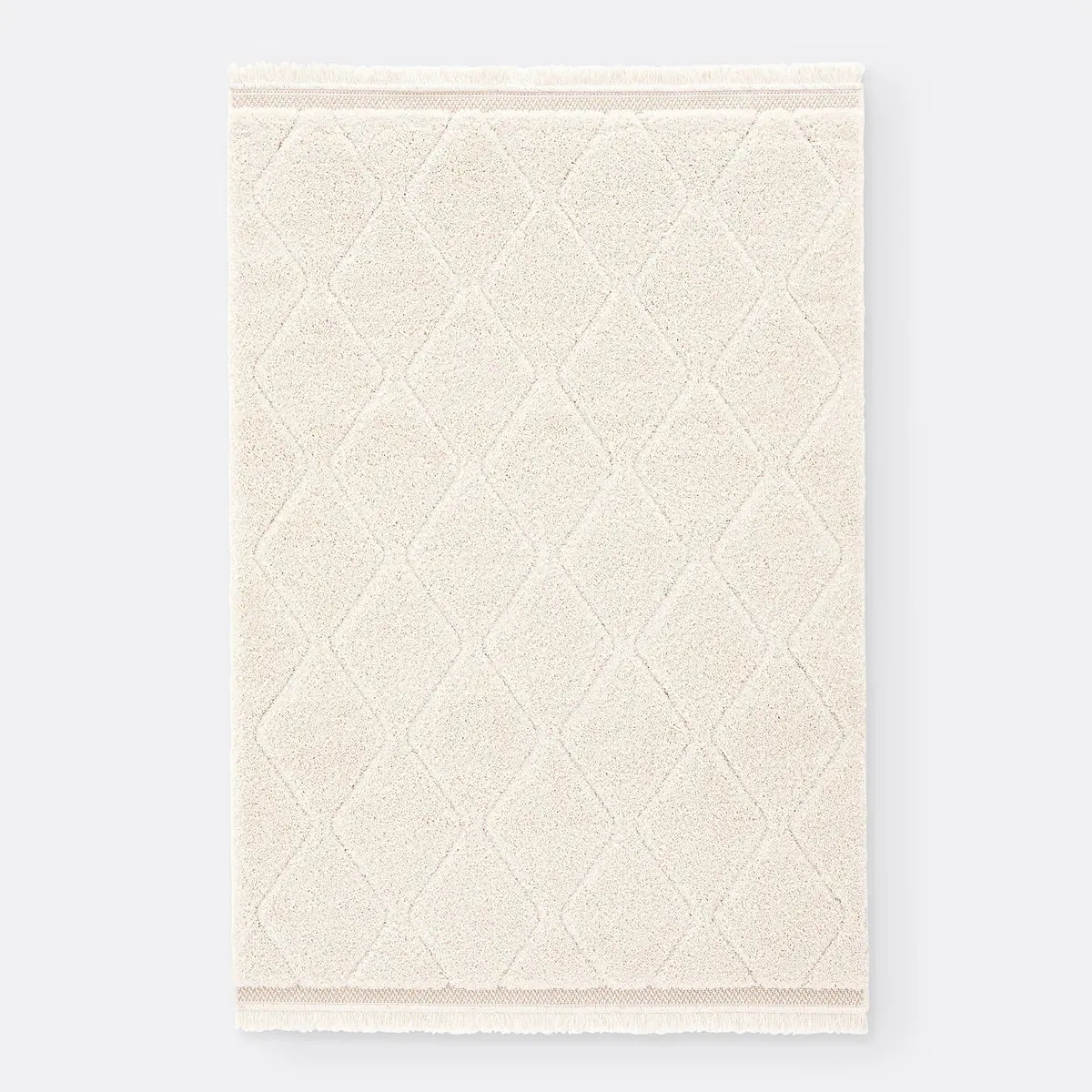 Asli Berber-Style Rug - Ecru, Polypropylene alternate view