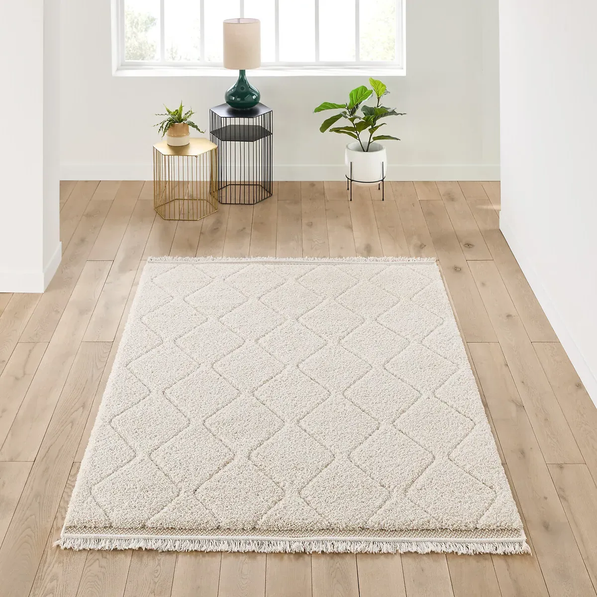 Asli Berber-Style Rug - Ecru, Polypropylene product