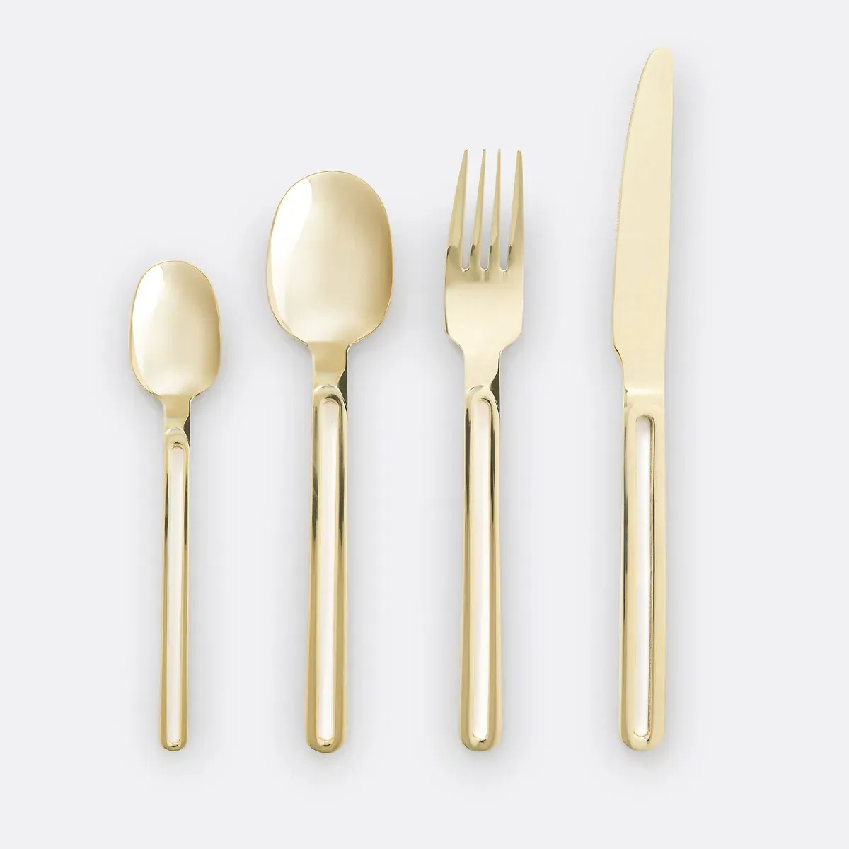 Atvira 24-Piece Cutlery Set - Champagne, Stainless Steel product