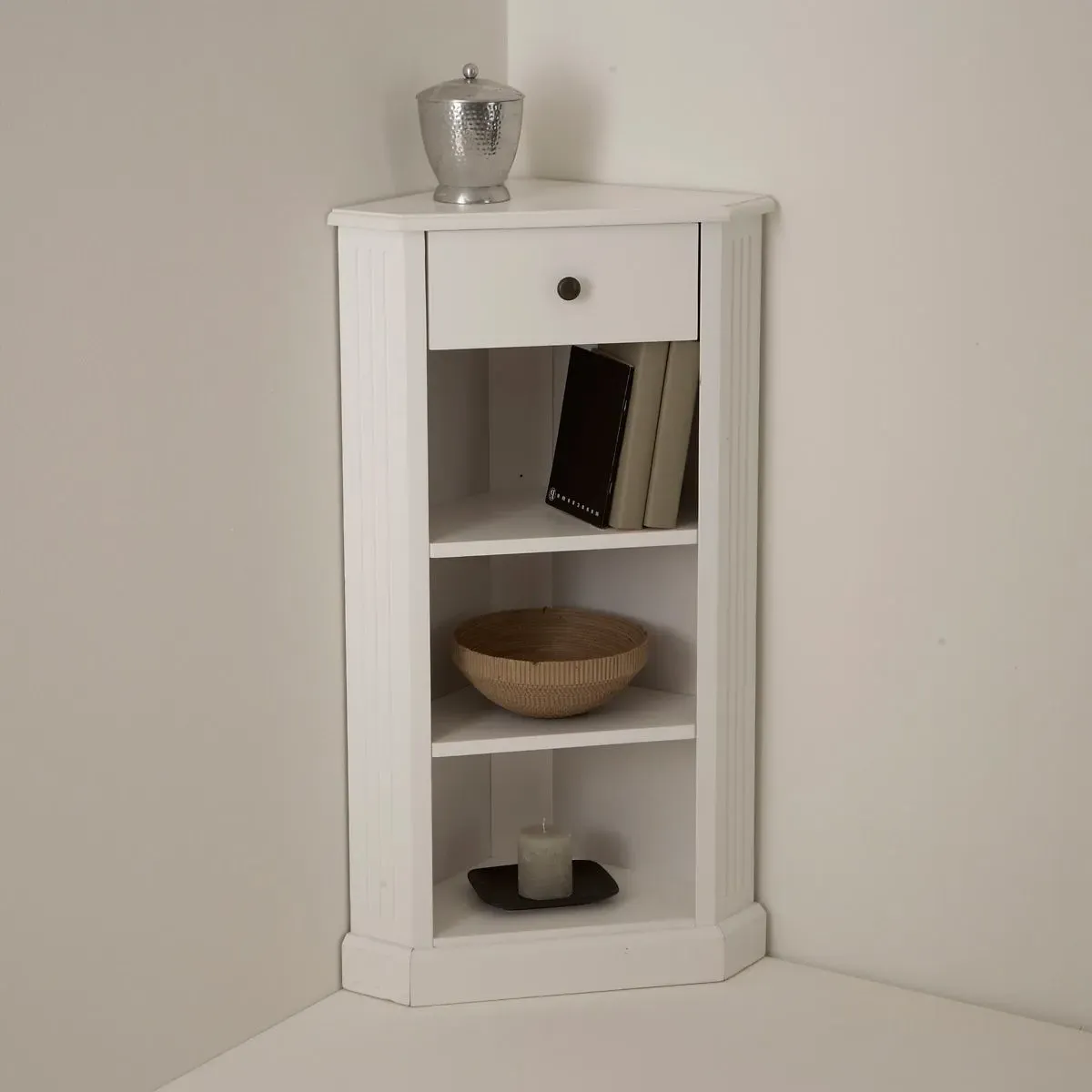 Authentic Style Corner Unit - White, Pine product