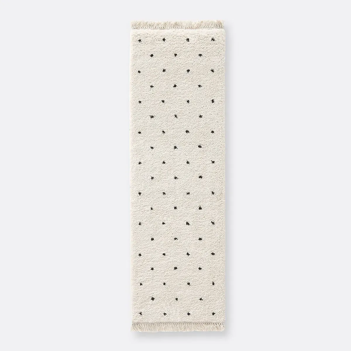 Ava Berber-Style Runner - White, Polypropylene alternate view