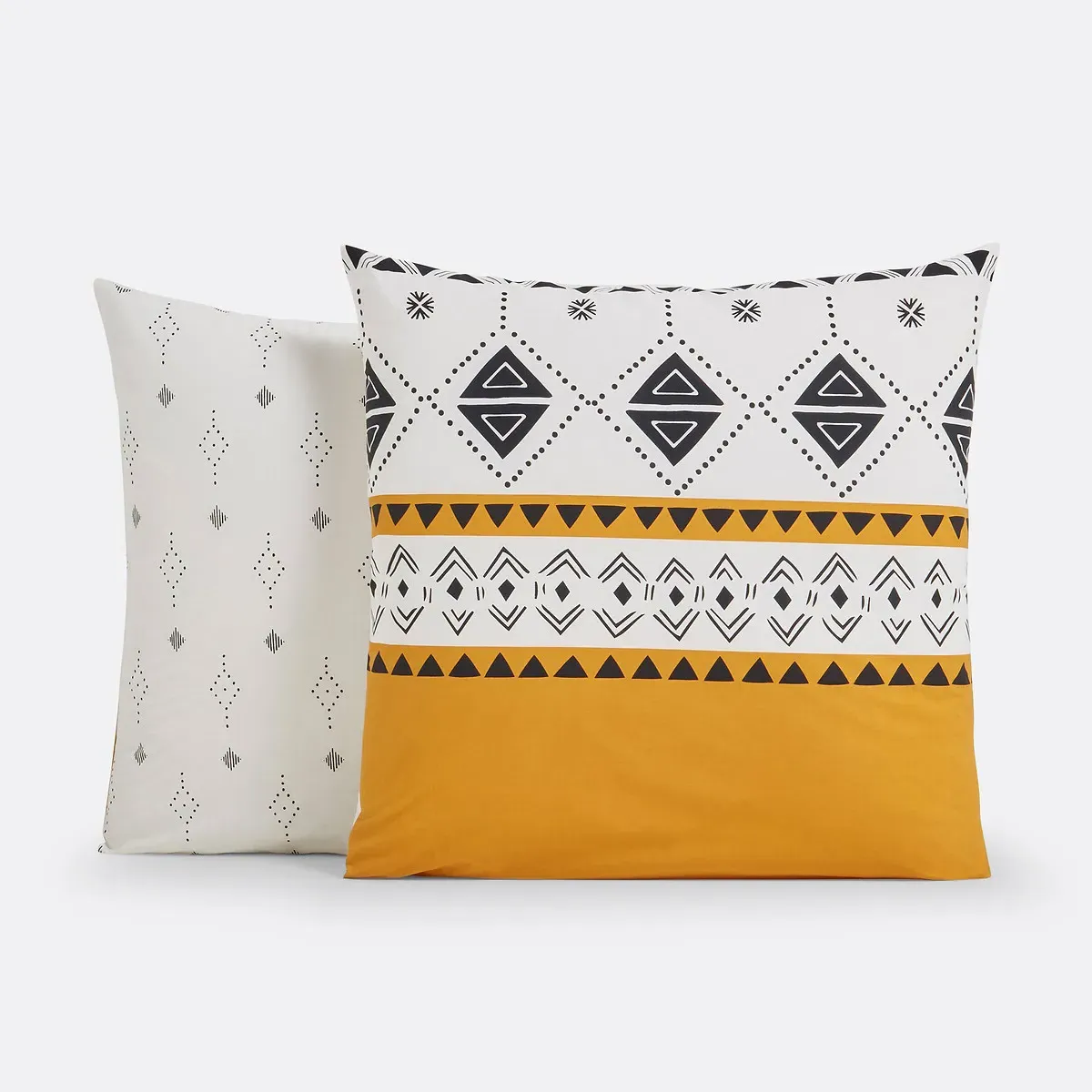 Bahiya Pillowcase - Ecru Print, Cotton Percale alternate view