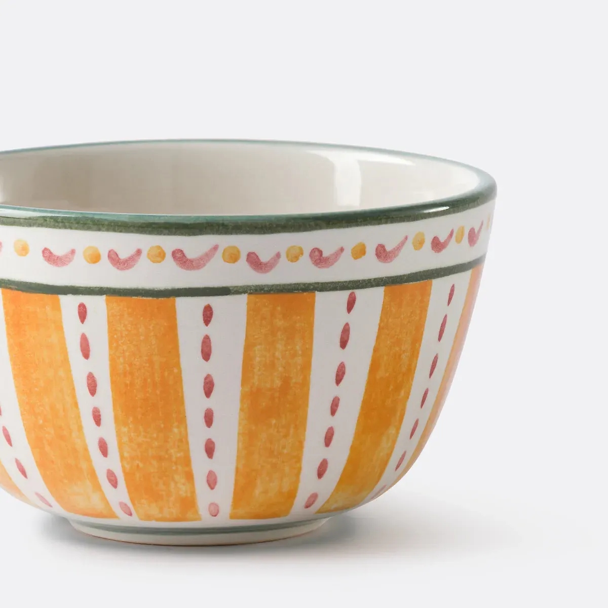 Baldia Glazed Stoneware Bowls Set of 2 - Multi-Coloured alternate view
