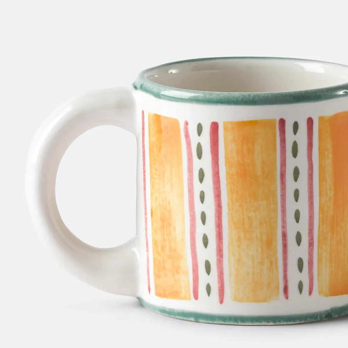 Baldia Set of 2 Mugs - Multi-Coloured, Glazed Stoneware alternate view
