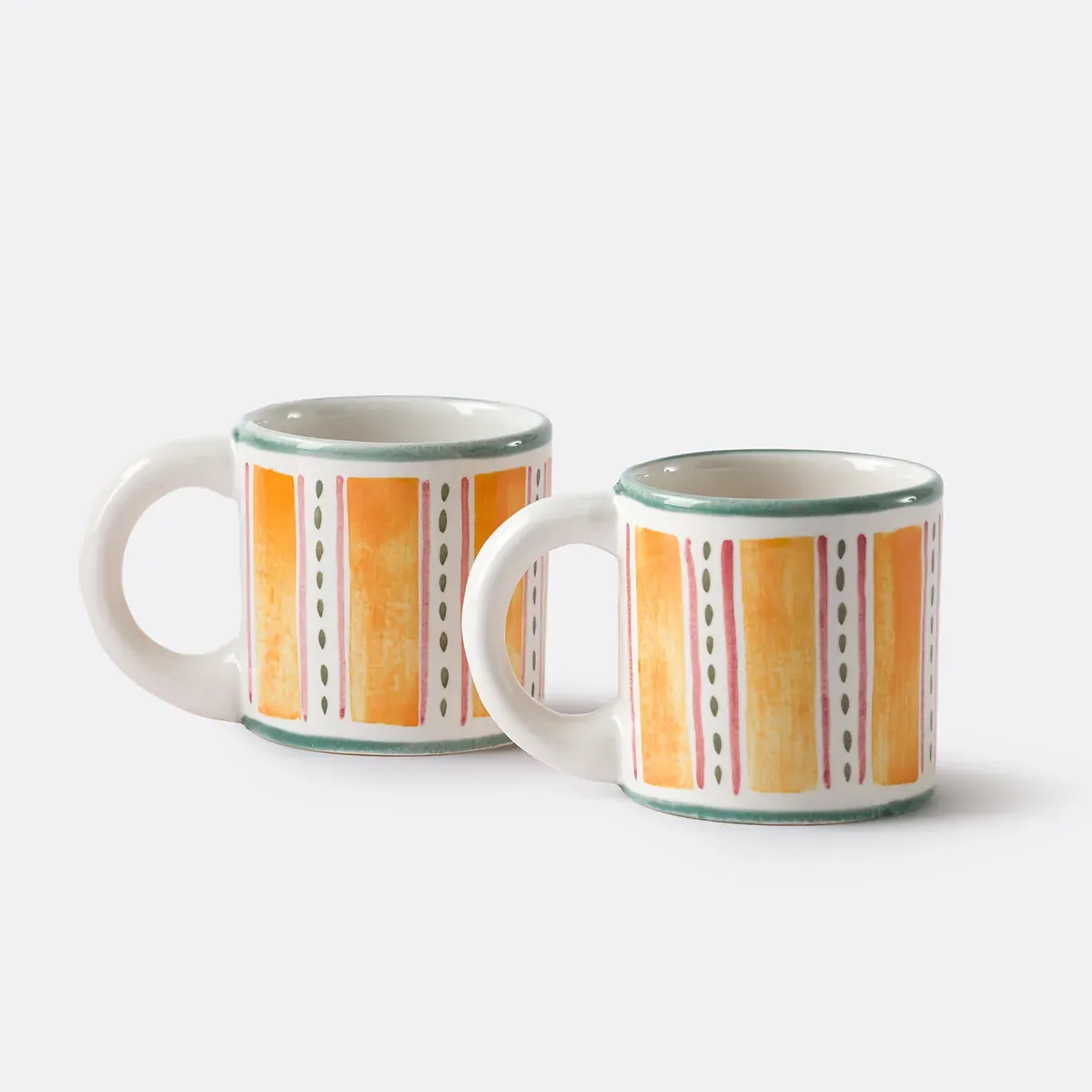 Baldia Set of 2 Mugs - Multi-Coloured, Glazed Stoneware product