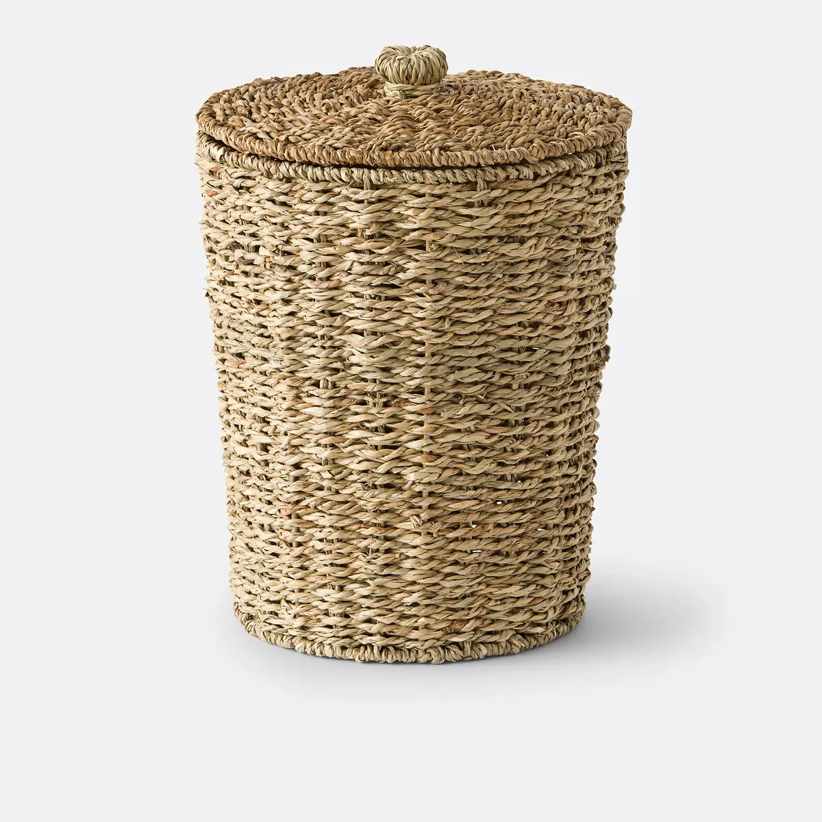 Baleo Bathroom Bin with Lid - Natural, Straw product