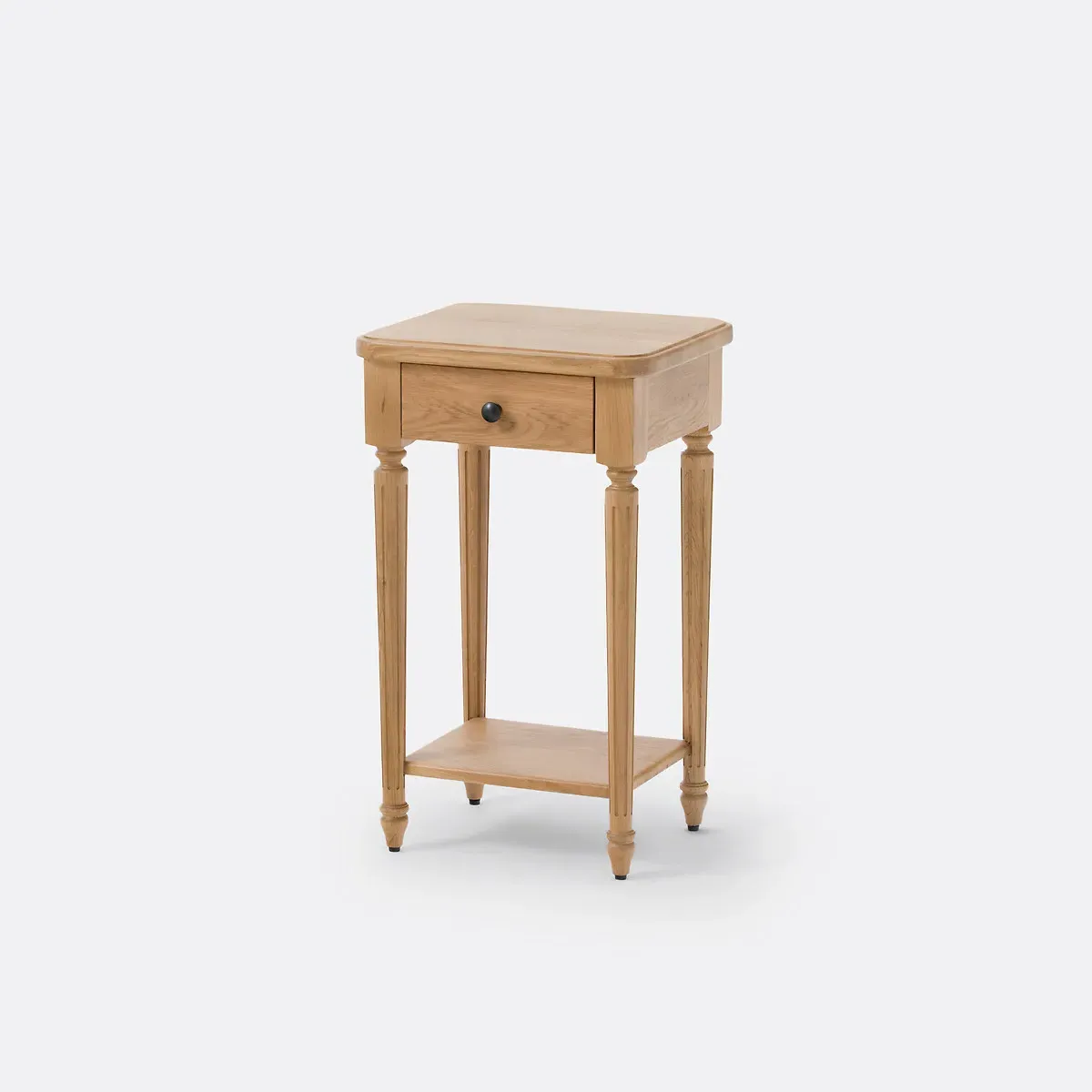 Baudry Bedside Table with Drawer - Oak, Solid Wood product