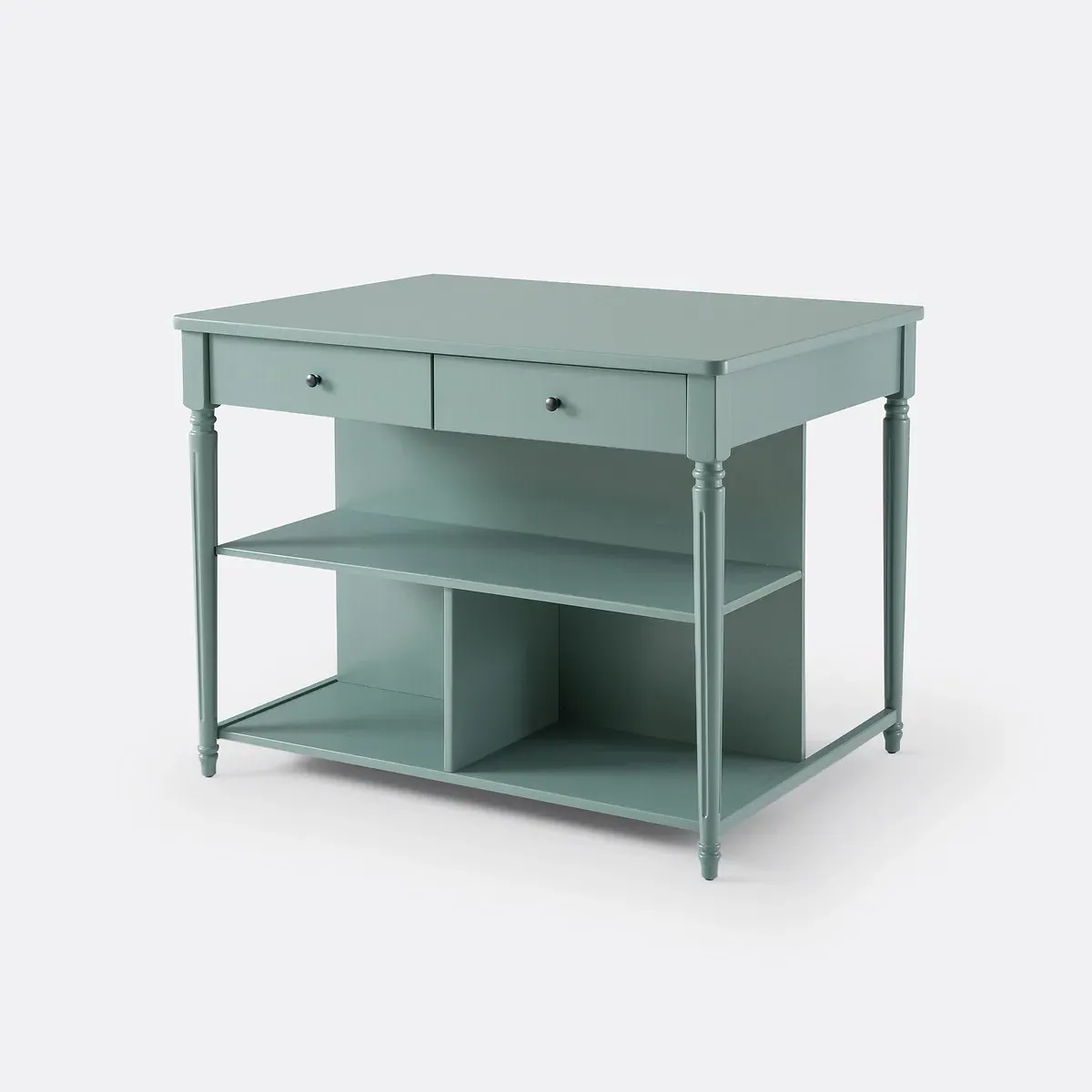 Baudry Kitchen Island with Storage - Green product
