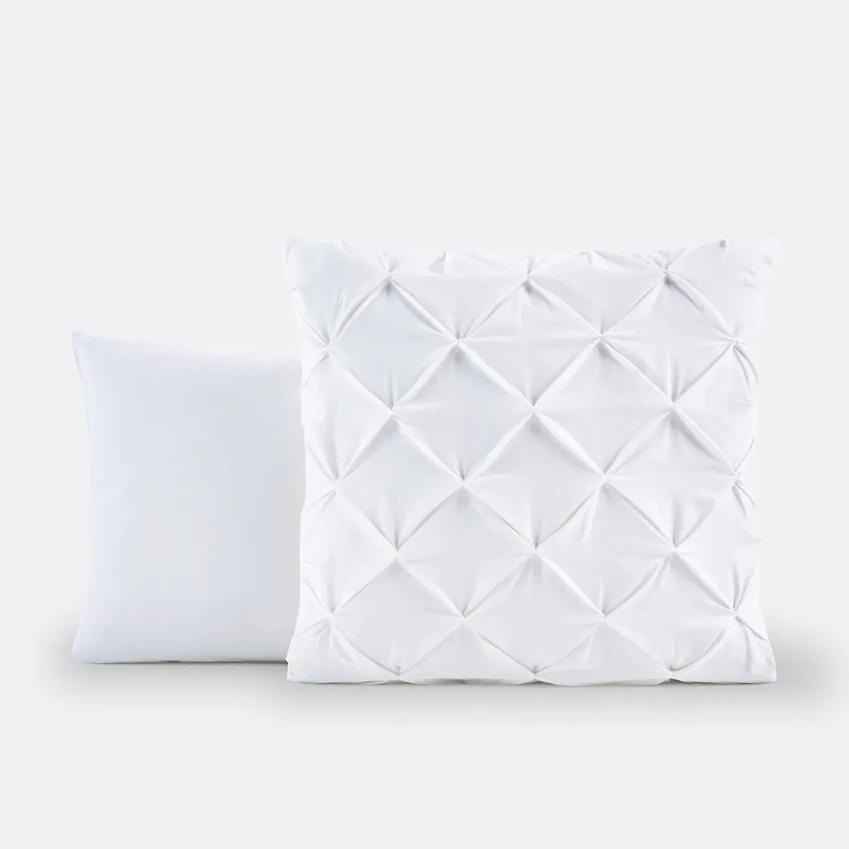 Becado Origami Stitch Pillowcase - White, Polycotton product