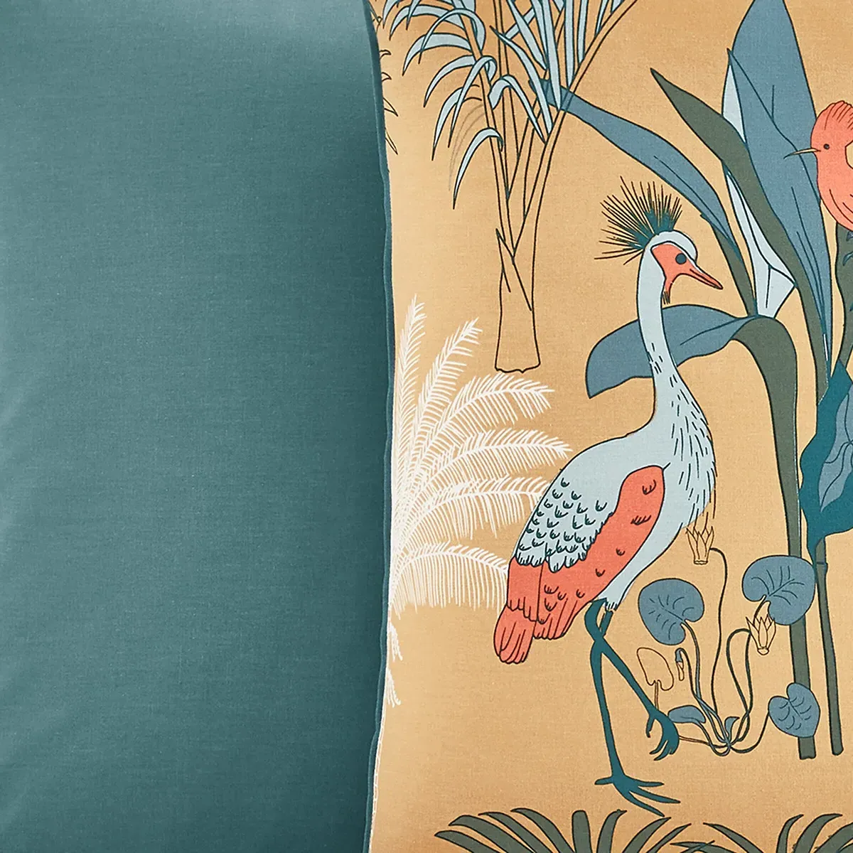 Belina Exotic King Duvet Cover - Printed, Cotton alternate view
