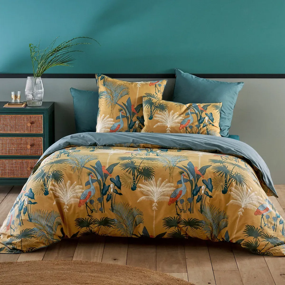 Belina Exotic King Duvet Cover - Printed, Cotton product