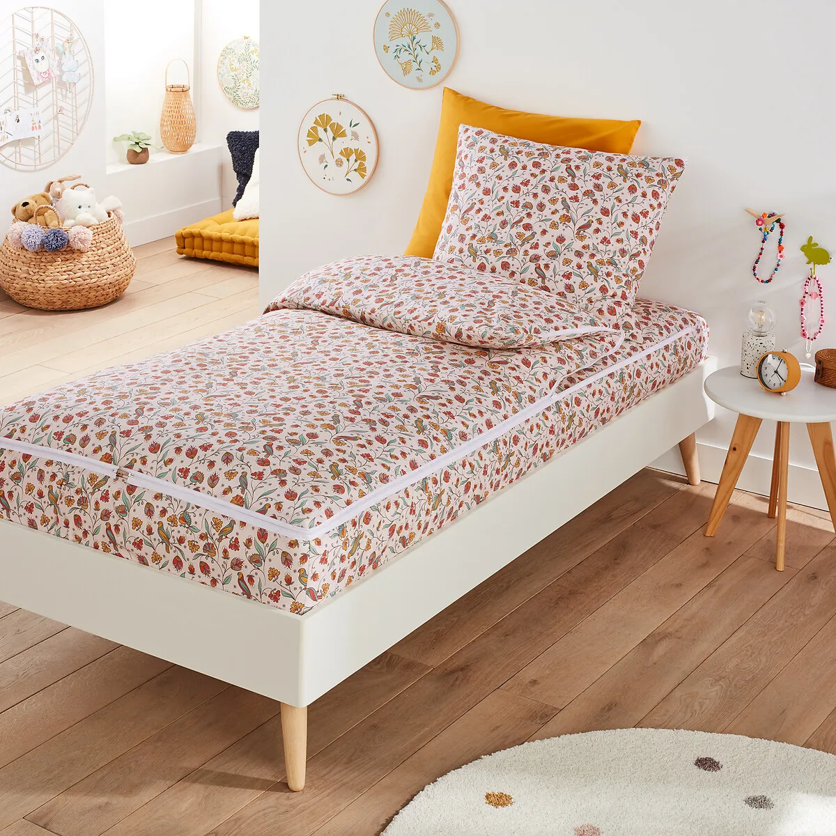 Bertille Bed Set Without Duvet - Pink Print, Cotton product