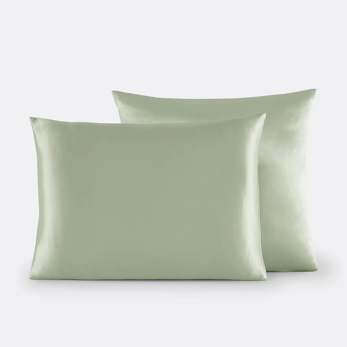 Bijou Plain Silk Pillowcase - Aquamarine product